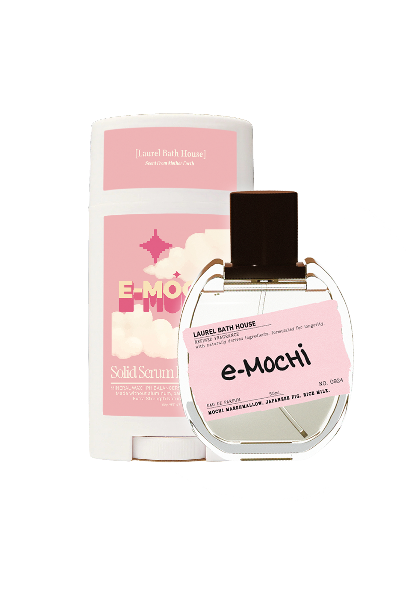 E-Mochi Bundle by Laurel Bath House – mochi marshmallow, fig & rice milk scent