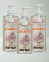 6-Pack Araki 40 by Laurel Bath House – cherry blossom, almond & cedarwood scent
